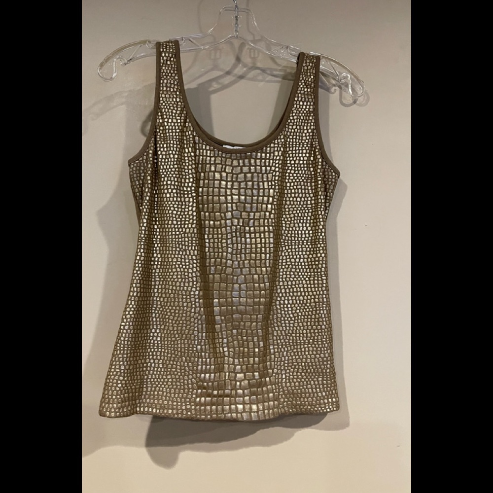Cache’ Embellished Tee shirt with inside stretch panel